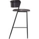 Keanu 34.5 inch Gunmetal Counter Stool